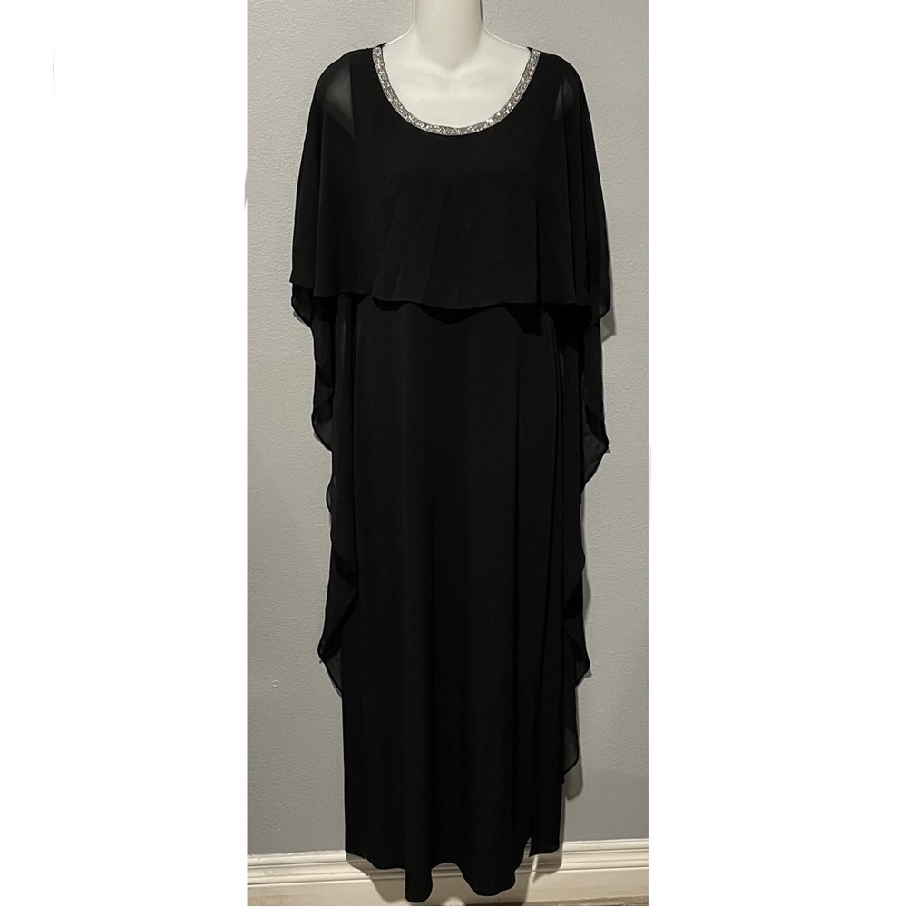 Glamour Nights Capelet Dress